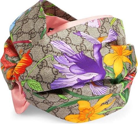 gucci flora print headband|farfetch gucci headbands.